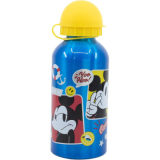 Stor cantimplora infantil de aluminio Mickey Mouse, 400 ml