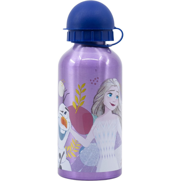 Stor cantimplora infantil de aluminio Frozen, 400 ml