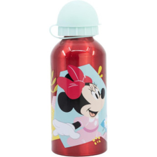 Stor cantimplora infantil de aluminio Minnie Mouse, 400 ml