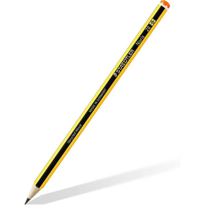 Staedtler Noris 120, pack de 12 lápices 2B hexagonales