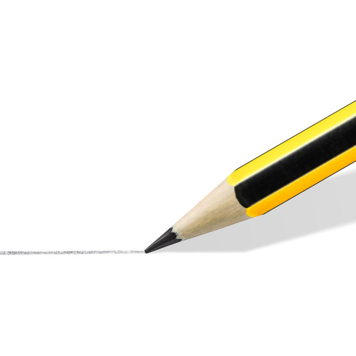 Staedtler Noris 120, pack de 12 lápices 2B hexagonales