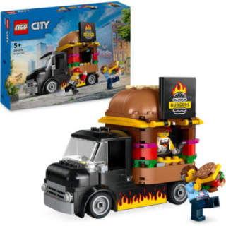 LEGO City 60404 Camión Hamburguesería con 2 minifiguras