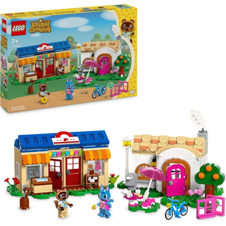 LEGO Animal Crossing MiniNook y casa de Minina, set de construcción