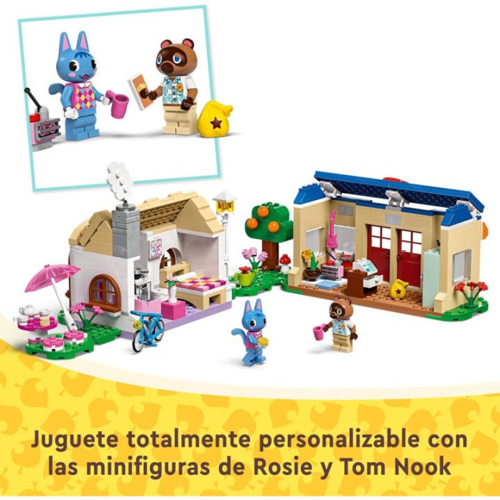LEGO Animal Crossing MiniNook y casa de Minina, set de construcción