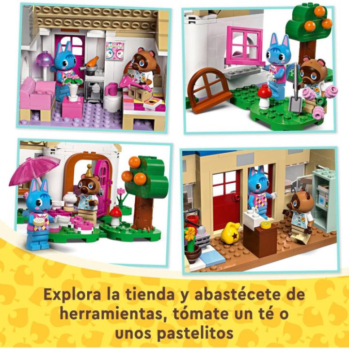 LEGO Animal Crossing MiniNook y casa de Minina, set de construcción