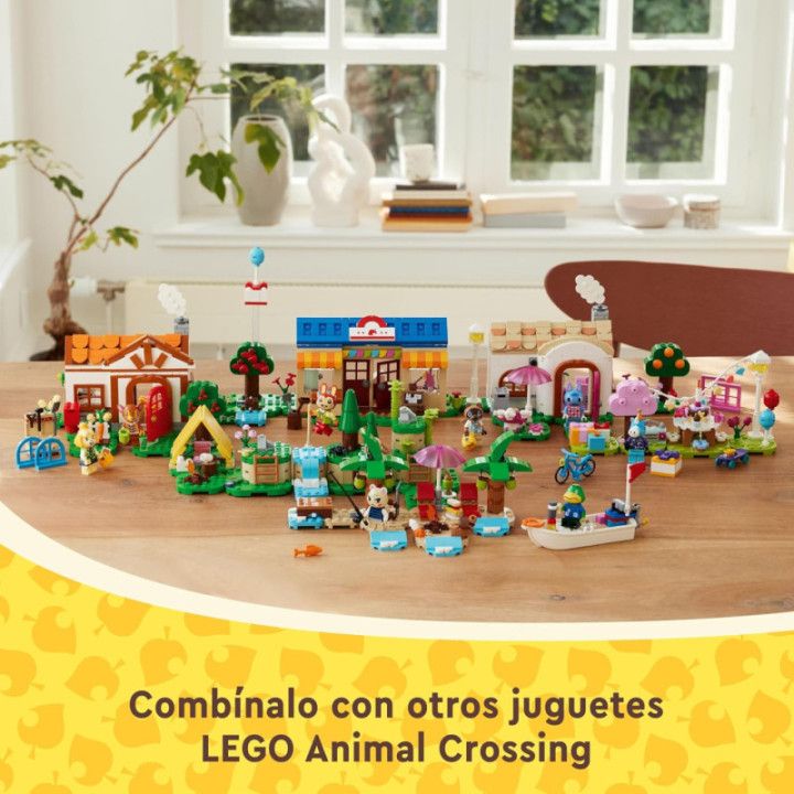 LEGO Animal Crossing MiniNook y casa de Minina, set de construcción