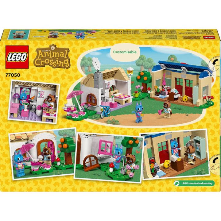 LEGO Animal Crossing MiniNook y casa de Minina, set de construcción