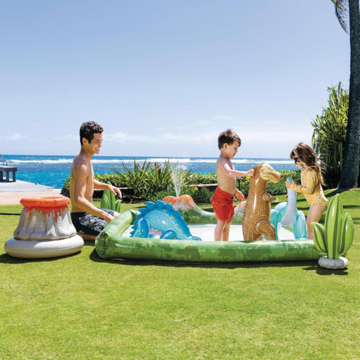 Intex 56132, centro de juegos acuático Dinosaurios de 410 litros