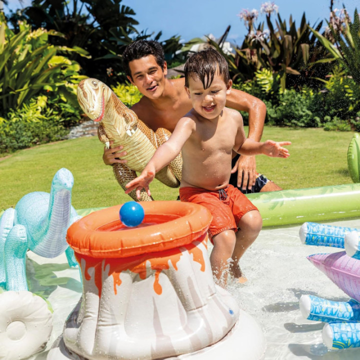 Intex 56132, centro de juegos acuático Dinosaurios de 410 litros