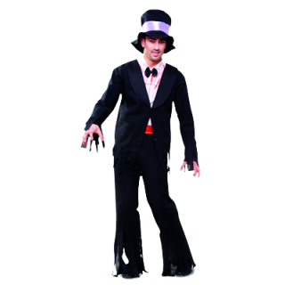 DISFRAZ ZOMBI CON ESMOQUIN HOMBRE - GBLA