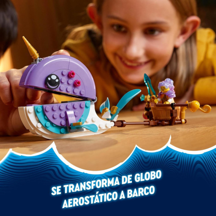 LEGO DREAMZzz 71472 Globo-Narval de Izzie, construcción 2 en 1