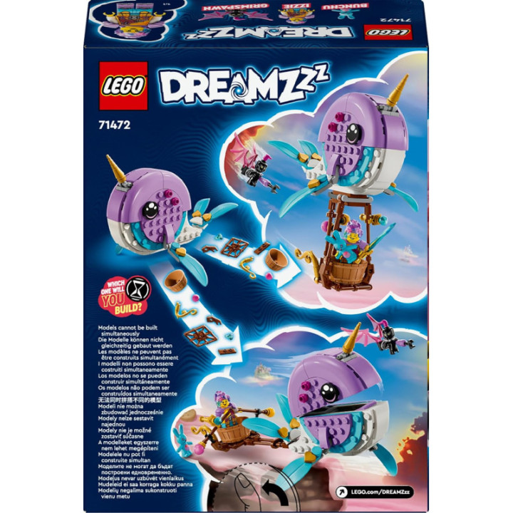 LEGO DREAMZzz 71472 Globo-Narval de Izzie, construcción 2 en 1