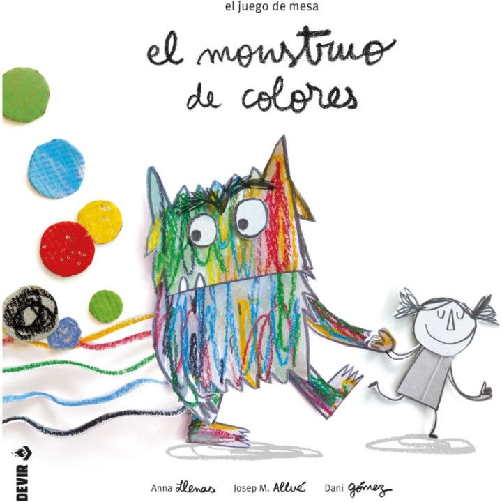 Devir El Monstruo de Colores, juego cooperativo infantil en castellano