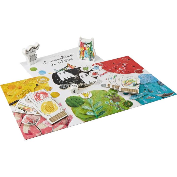 Devir El Monstruo de Colores, juego cooperativo infantil en castellano