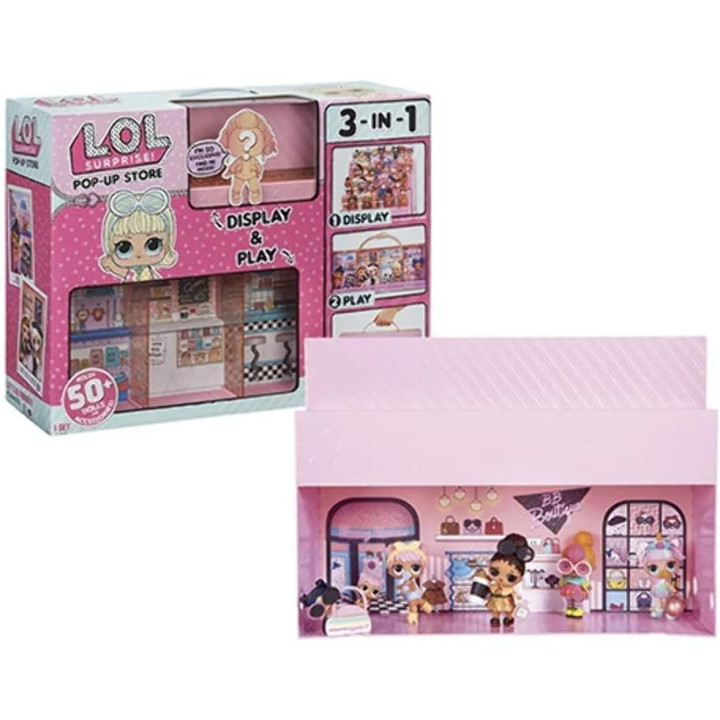 L.O.L. Surprise! Pop Up Store, playset con muñeca exclusiva