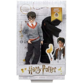 Mattel Harry Potter, muñeco con uniforme de Hogwarts y accesorios