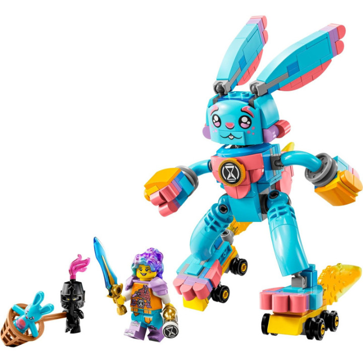 LEGO DREAMZzz 71453 Izzie y el conejo Bunchu, figura construible 2 en 1