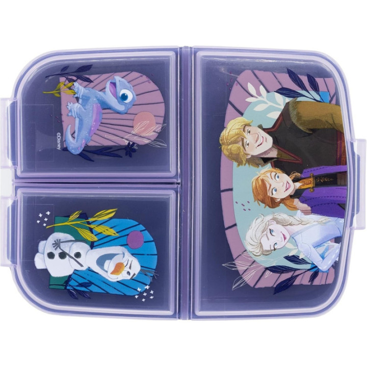 Stor Frozen, fiambrera infantil con 3 compartimentos