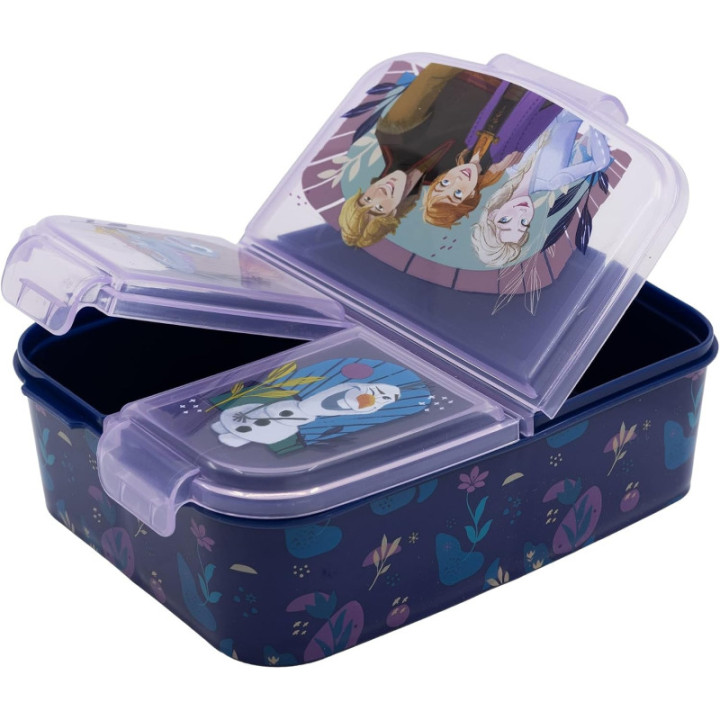 Stor Frozen, fiambrera infantil con 3 compartimentos