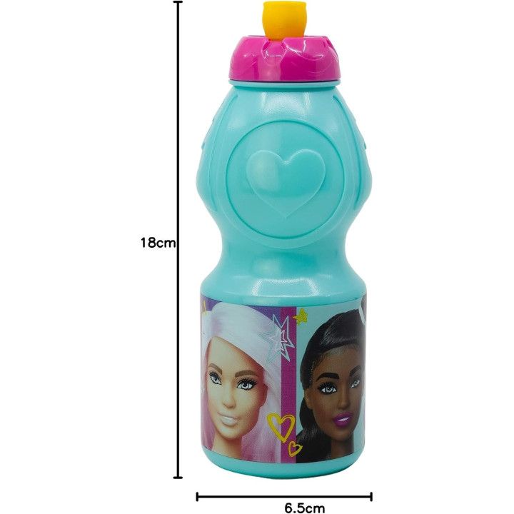 Stor Barbie BB22, botella Sport infantil reutilizable de 400 ml