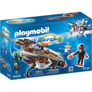 Playmobil Super 4 Gene y Sykroniano con Nave, multicolo - GBLA