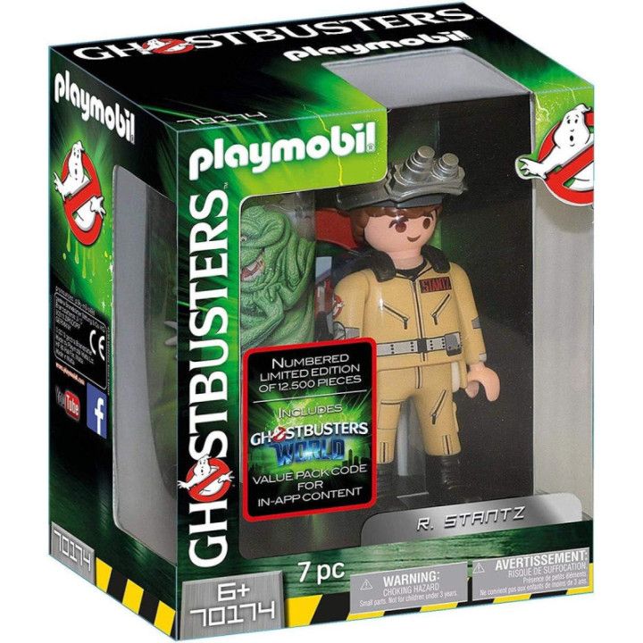 Playmobil Ghostbusters 70174 Ray Stantz, figura coleccionable de 15 cm