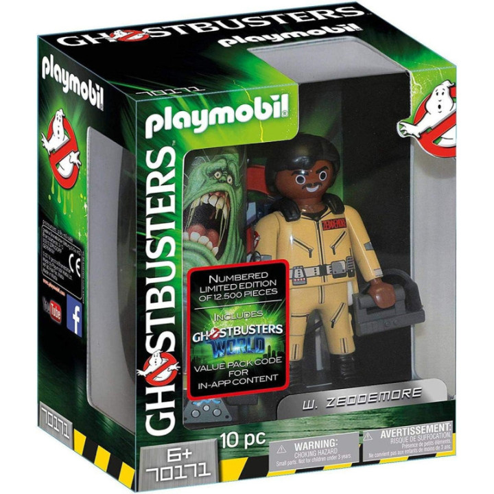 Playmobil Ghostbusters 70171 Winston Zeddemore, figura coleccionable de 15 cm