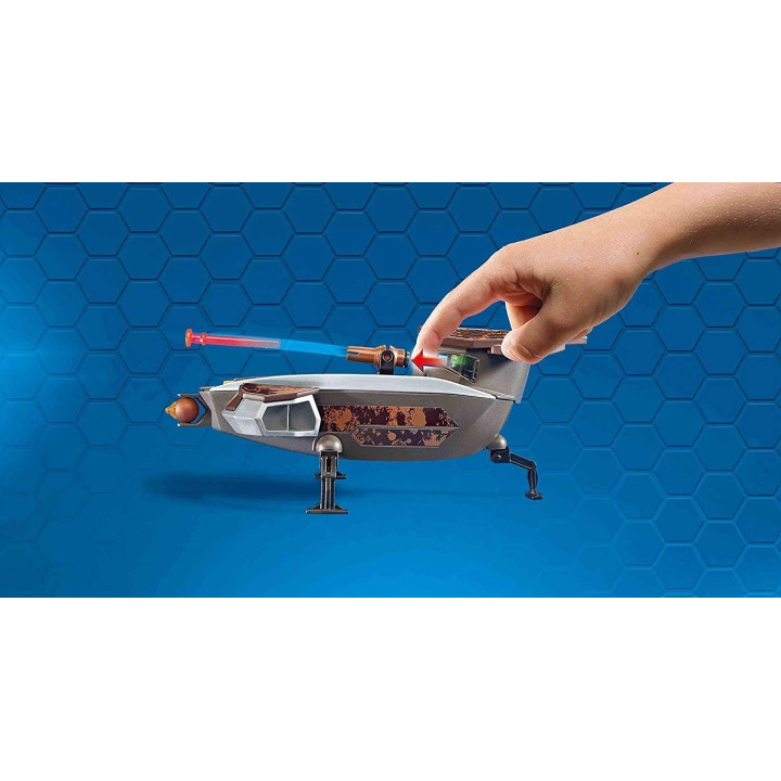 Playmobil Super 4 Gene y Sykroniano con Nave, multicolo - GBLA
