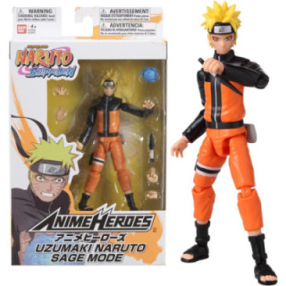 Bandai Anime Heroes Naruto Uzumaki, figura articulada de 17 cm