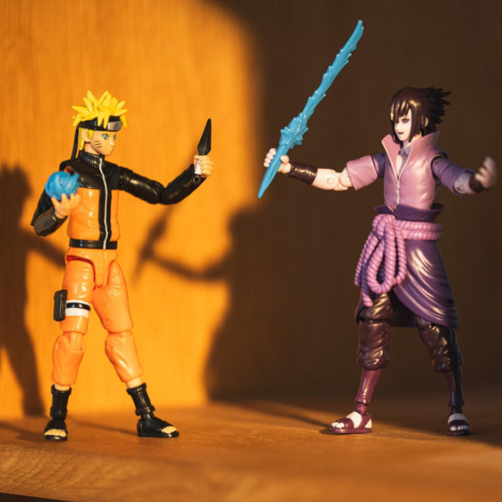 Bandai Anime Heroes Naruto Uzumaki, figura articulada de 17 cm