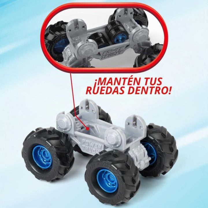 T-Racers Turbo Digger, Power Truck con coche y piloto Super Miner exclusivos