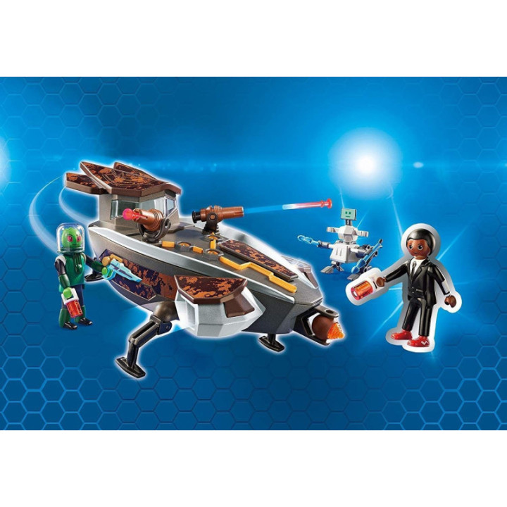Playmobil Super 4 Gene y Sykroniano con Nave, multicolo - GBLA