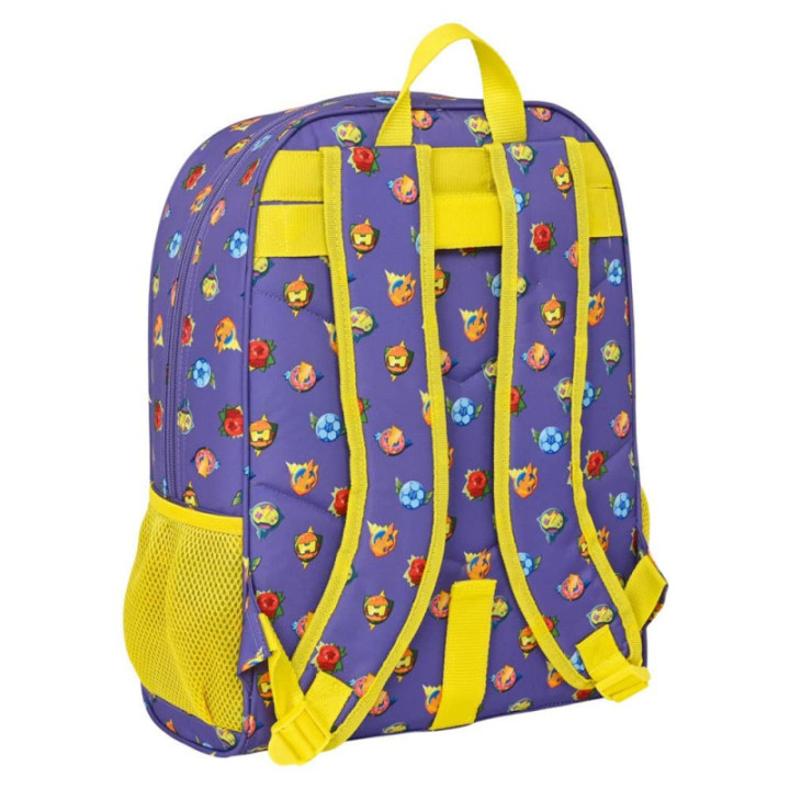 Safta Superthings Guardians of Kazoom, mochila escolar adaptable a carro, 32 × 14 × 42 cm