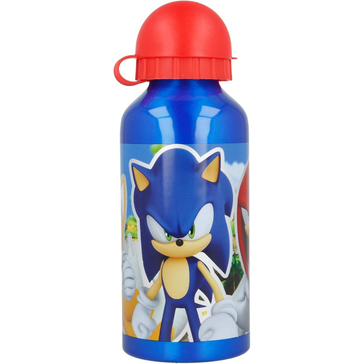 Stor Sonic, cantimplora infantil de aluminio de 400 ml