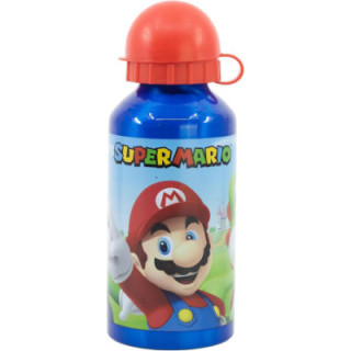 Stor Super Mario Bros, cantimplora infantil de aluminio de 400 ml