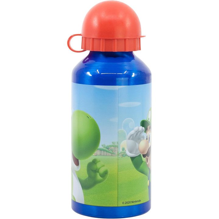 Stor Super Mario Bros, cantimplora infantil de aluminio de 400 ml