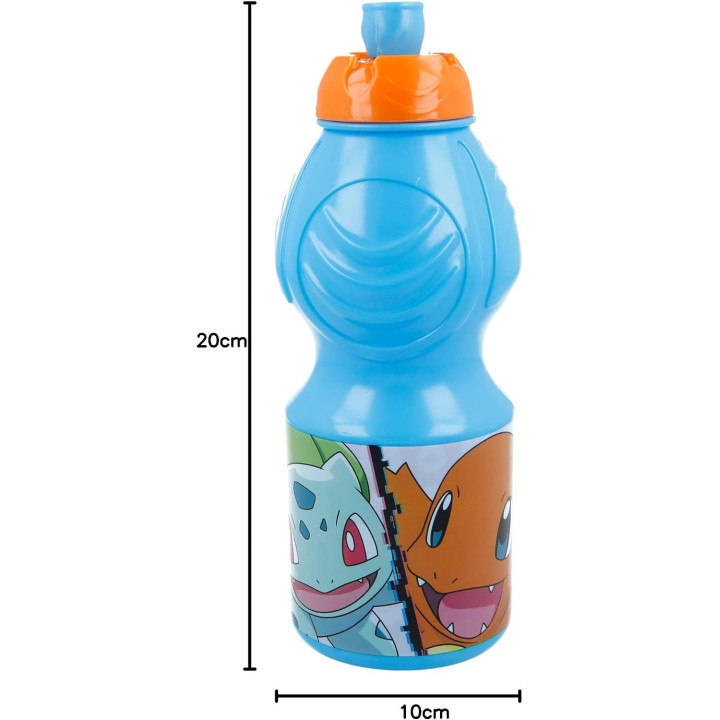 Stor Pokémon, botella infantil de plástico de 400 ml
