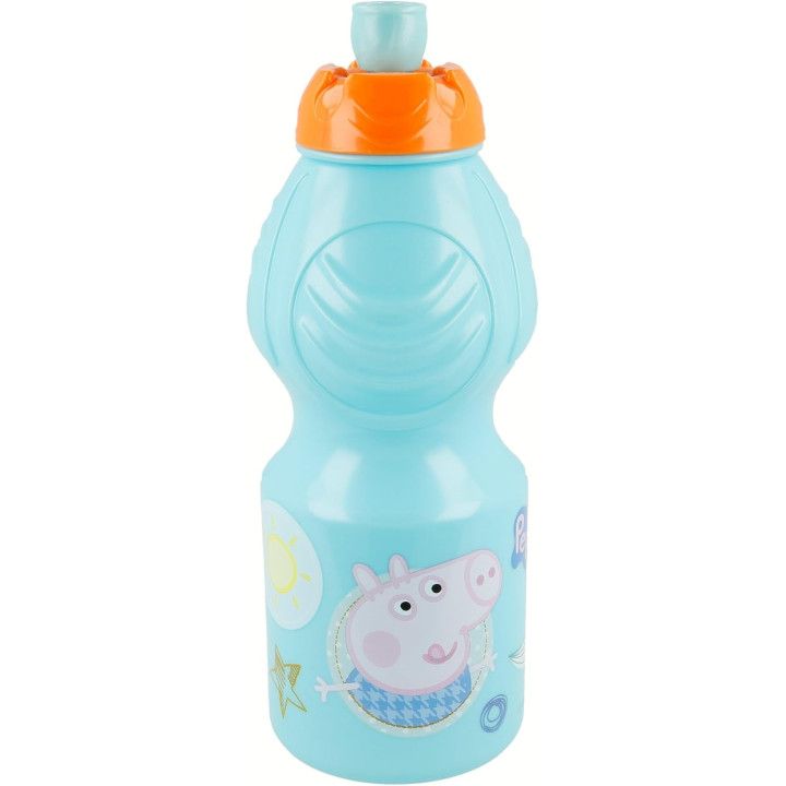 Stor Peppa Pig, botella infantil de plástico de 400 ml