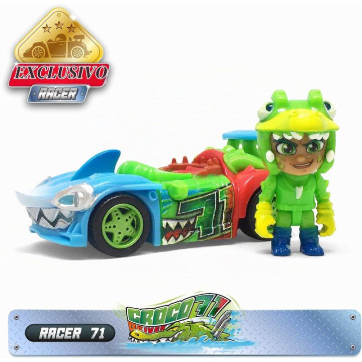T-Racers Wave Race, lanzador interactivo con coche y piloto exclusivos