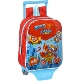 Safta Superthings Kazoom Kids, mochila de guardería con carro, 22 × 10 × 27 cm