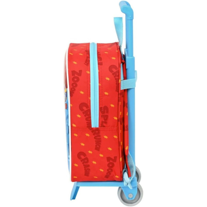 Safta Superthings Kazoom Kids, mochila de guardería con carro, 22 × 10 × 27 cm