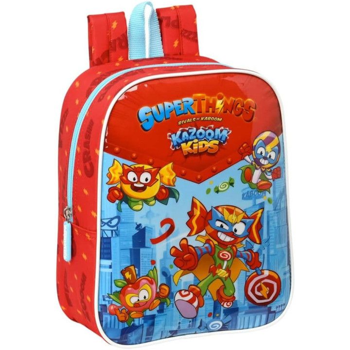 Safta Superthings Kazoom Kids, mochila infantil de 22 × 10 × 27 cm
