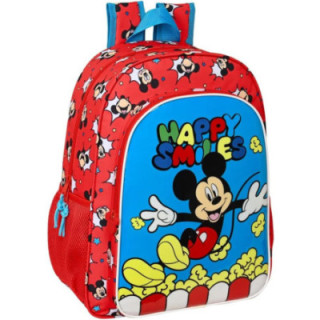 Safta Mickey Mouse Happy Smiles, mochila escolar de 33 × 14 × 42 cm