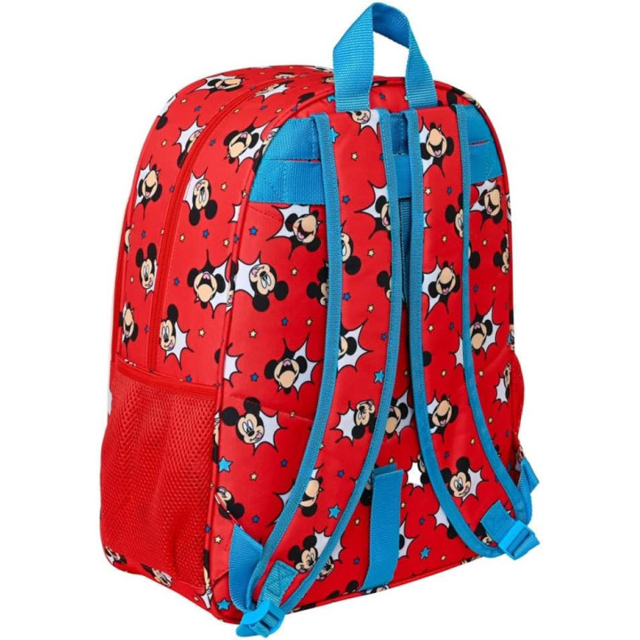 Safta Mickey Mouse Happy Smiles, mochila escolar de 33 × 14 × 42 cm