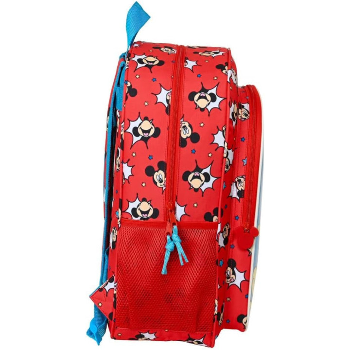 Safta Mickey Mouse Happy Smiles, mochila escolar de 33 × 14 × 42 cm