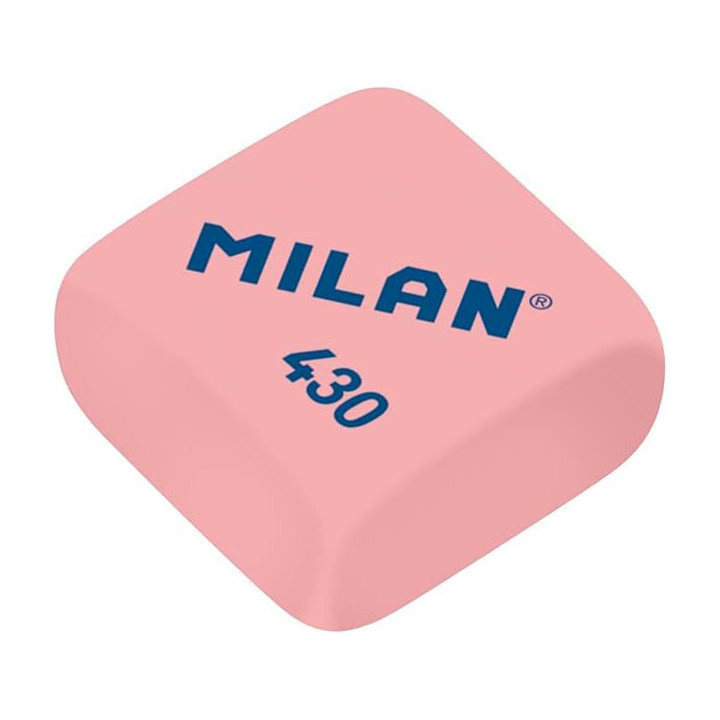 Milan 430, caja de 30 gomas de borrar cuadradas tipo miga de pan