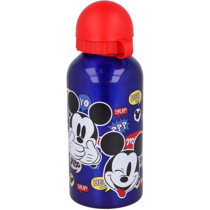 Stor Mickey Mouse, cantimplora infantil de aluminio de 400 ml