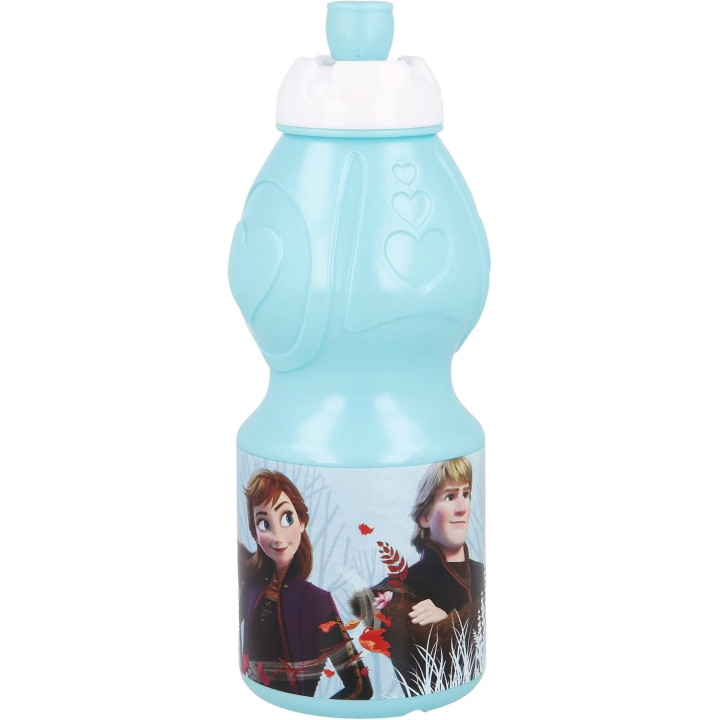 Stor Frozen II Forest Blue, botella Sport de plástico de 400 ml