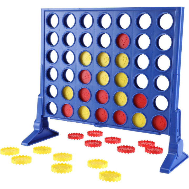 Hasbro Gaming Conecta 4 clásico, juego de estrategia para 2 jugadores
