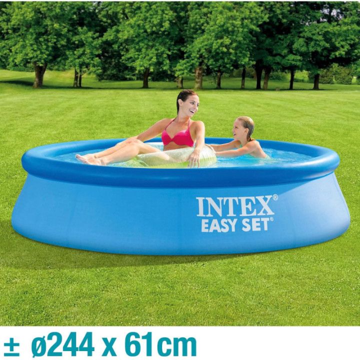 Intex Easy Set 55236, piscina hinchable de 244 × 61 cm y 1942 litros